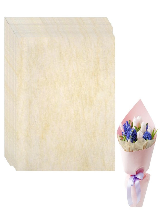Gabrella 38 Sheets Flower Wrapping Paper, 11.8 Inch Waterproof Floral Wrapping Cotton Paper, Floral Bouquet Wrapping Paper Used for DIY Crafts, Gift Packaging, Florist Supplies Packaging Paper - Image 1